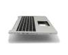 Keyboard incl. topcase US (english) black/silver original suitable for Asus Transformer Book Flip TP550LD