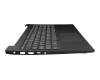 Keyboard incl. topcase US (english) grey/black original suitable for Lenovo V15 G2 IJL (82QY)