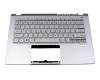 Keyboard incl. topcase US (english) silver/silver with backlight original suitable for Acer Swift 3 (SF314-43)