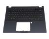 Keyboard incl. topcase black/black with backlight Arabic original suitable for Asus ExpertBook P2 P2552FBA