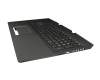 L57378-041 original HP keyboard incl. topcase DE (german) black/black with backlight