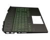 L58826-041 original HP keyboard incl. topcase DE (german) black/black with backlight