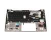 L87607-041 original HP keyboard incl. topcase DE (german) black/silver with backlight
