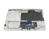 L92785-041 original HP keyboard incl. topcase DE (german) silver/silver (PTP)