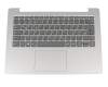 LCM16H36D0-686 original Lenovo keyboard incl. topcase DE (german) grey/silver