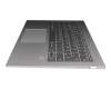 LCM16P1-6861 original Chicony keyboard incl. topcase DE (german) grey/silver with backlight