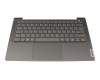 LCM19J16D0J686 original Lenovo keyboard incl. topcase DE (german) dark grey/grey with backlight