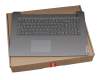 LCM19J26D0-686 original Lenovo keyboard incl. topcase DE (german) grey/grey
