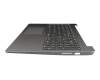 LCM19J26F0 original Lenovo keyboard incl. topcase FR (french) white/grey