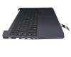 LCM19L96D0J686 original Lenovo keyboard incl. topcase DE (german) black/blue with backlight