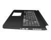 LG05P_N12B3L original Acer keyboard incl. topcase DE (german) black/white/black with backlight