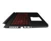 LG05P_N14BRL original Acer keyboard incl. topcase CH (swiss) black/red/black with backlight
