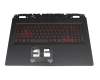 LG05P_N16BRL original Acer keyboard incl. topcase DE (german) black/black with backlight