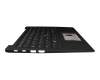 LKTT221027A original Lenovo keyboard incl. topcase DE (german) black/black with backlight and mouse-stick