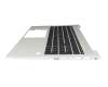 M35817-041 original HP keyboard incl. topcase DE (german) black/silver with backlight and mouse-stick