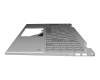 M48854-041 original HP keyboard incl. topcase DE (german) silver/silver