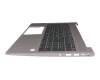 M99647-041 original HP keyboard incl. topcase DE (german) black/grey with backlight