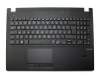 MP-12N36D0-4421W original Asus keyboard incl. topcase DE (german) black/black