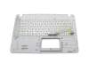 MP-13K96D0-G501 original Asus keyboard incl. topcase DE (german) white/white including ODD bracket