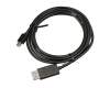 Mini-DisplayPort data / charging cable black original 2,00m suitable for Lenovo ThinkPad T540p (20BF/20BE)