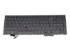 N0.5N21D93845 original Lenovo keyboard DE (german) grey/grey with backlight and mouse-stick