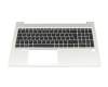 N35933-041 original HP keyboard incl. topcase DE (german) black/silver