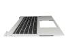 N69918-041 original HP keyboard incl. topcase DE (german) black/silver with backlight