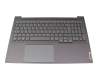 NB6188 original Lenovo keyboard incl. topcase DE (german) grey/grey with backlight
