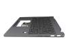 NB6837E original Lenovo keyboard incl. topcase BE (belgian) grey/grey with backlight