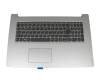 NBX0001PA10 original Lenovo keyboard incl. topcase DE (german) grey/silver