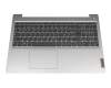 NBX0001SB10 original Lenovo keyboard incl. topcase DE (german) grey/silver