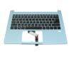 NK.I1313.01H original Acer keyboard incl. topcase DE (german) black/blue with backlight