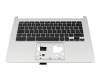NKI11130LY original Acer keyboard incl. topcase CH (swiss) black/silver
