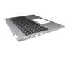 NKI13131EM original Acer keyboard incl. topcase DE (german) black/silver with backlight