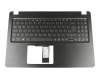 NKI15130EE original Acer keyboard incl. topcase DE (german) black/black with backlight