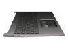 NKI15130LW original Acer keyboard incl. topcase DE (german) black/grey with backlight