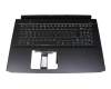 NKI15130MU original Acer keyboard incl. topcase DE (german) black/black with backlight