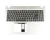 NKI15170BF original Acer keyboard incl. topcase DE (german) black/silver