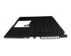 NR2203_AUX original Asus keyboard incl. topcase SF (swiss-french) black/black with backlight