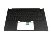 NR2203_MAIN original Asus keyboard incl. topcase SF (swiss-french) black/black with backlight