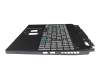 NSK-RAQEBC original Acer keyboard incl. topcase US (english) black/white/black with backlight