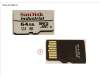 Fujitsu 64GB MICRO SDXC CARD for Fujitsu Primergy RX4770 M4