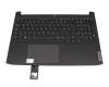 P05CYXBG-GR original Lenovo keyboard incl. topcase DE (german) black/black with backlight (BL White)