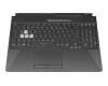 PD4SB-UI original Asus keyboard incl. topcase DE (german) black/transparent/black with backlight
