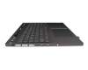 PH5CLXB-GE original Lenovo keyboard incl. topcase DE (german) grey/grey with backlight