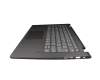 PK09000JB40 original Lenovo keyboard incl. topcase FR (french) grey/grey
