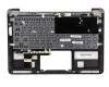 PK1319Y936S original Asus keyboard incl. topcase SF (swiss-french) black/grey