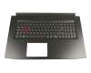 PK131TY1B10 original Chicony keyboard incl. topcase DE (german) black/black with backlight (GeForce 1050)