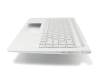 PK1322R2B10 original HP keyboard incl. topcase DE (german) silver/silver with backlight