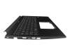 PK132T51A13 original Acer keyboard incl. topcase DE (german) black/black with backlight